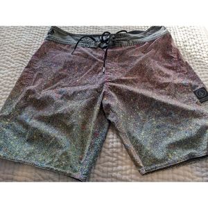 Volcom paint splatter board shorts